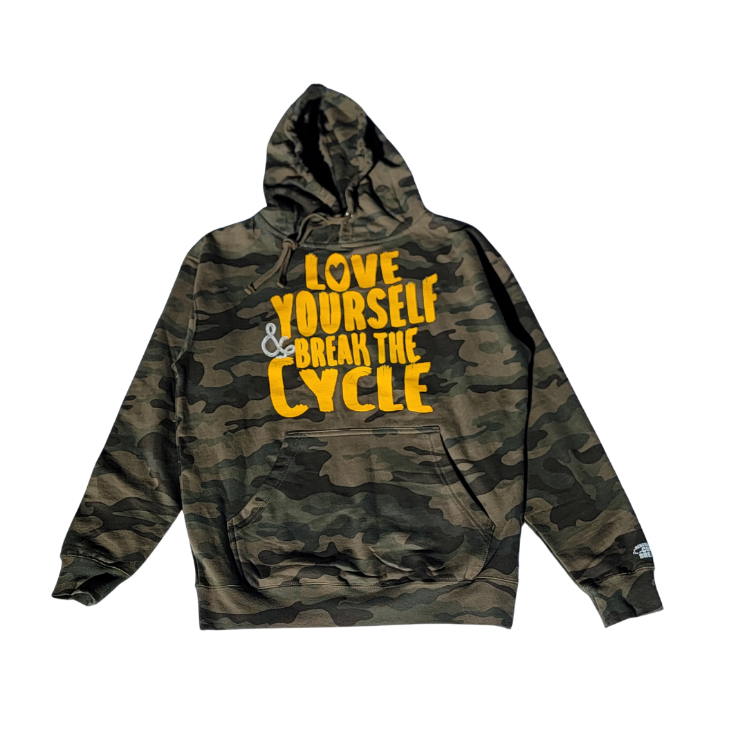 CAMO LOVE CYCLE HOODIE